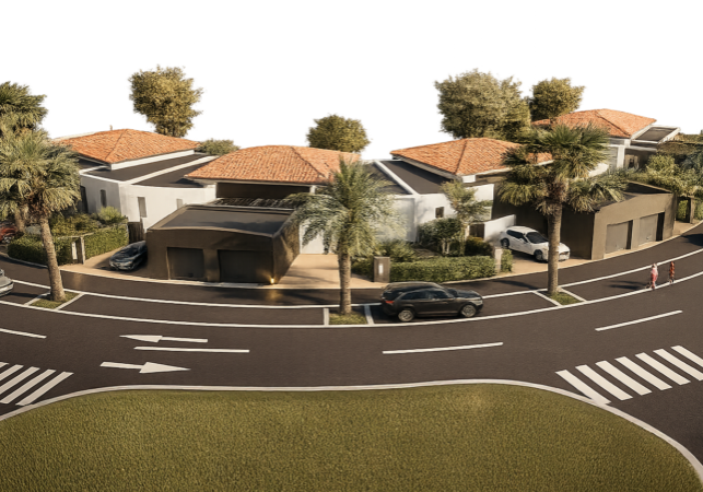 01 - Construction maisons de ville - A Saint-Andre - Agena Architecture - architecte
